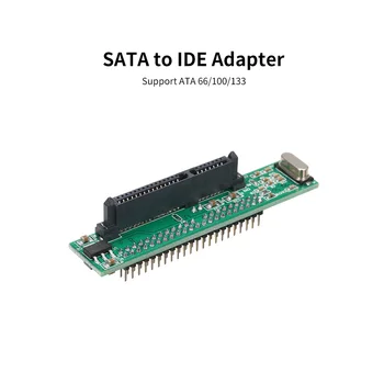 2.5 Collu SATA uz IDE Adapteris Atbalsta ATA HDD Cieto Disku vai SSD, lai Vīrietis 44 Pin Portu Converter (Vertikālā Tipa)