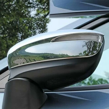 Auto ABS Chrome Apdare Nūjas Atpakaļskata Atpakaļskata Sānu Stikls, Spogulis, Pārsegs Melns Rāmis priekš Mazda CX-5 CX5