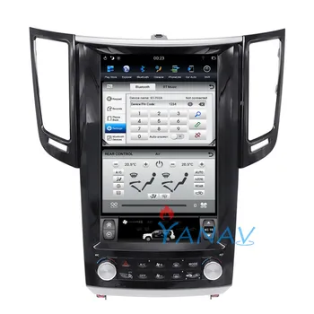 Auto GPS Navigācijas auto audio radio Multimediju Atskaņotāju-Infiniti FX FX25 FX35 FX37 qx70 2010-2019 Tesla stila Vertikāla ekrāna
