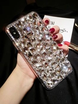 Luksusa Modes Mirdzums Diamond Case for Samsung Galaxy A31 A21S A01 A11 A51 A71 Bling Spīdēt Vāks Samsung M31 M30S M11 M21