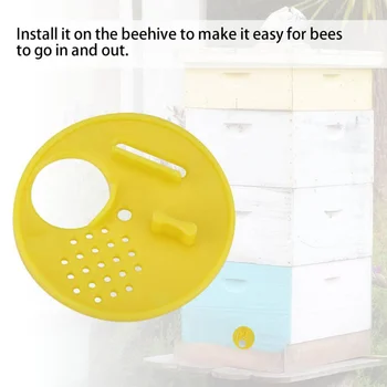 12PCS bišu saimes Plastmasas Kārta Biškopības Instrumenti, bišu saimes Ligzdu Durvju Atveres Bišu Līdzeklis Kukaiņu Piederumi