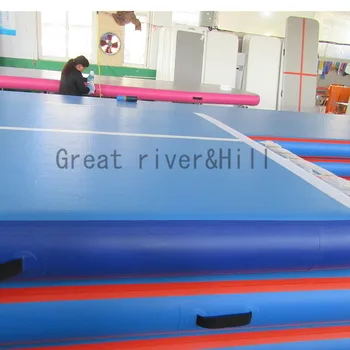 Jaunās piepūšamās akrobātika mat apmācību fitnesa gaisa trases sporta vingrošanas paklājs ar bezmaksas sūknis, 9m x 2 m x 0,2 m pārdošanai