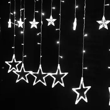 3,5 M LED Zvaigžņu Gaismas Stīgu Mirdzums Vītnes Akumulatora Barošanu Ziemassvētku Lampas, Brīvdienu Puse Kāzu Dekoratīvās Pasaku Gaismas