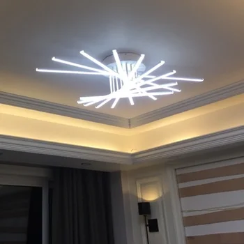 Postmodernisma radošo LED griestu gaismas Mākslas viesistaba, guļamistaba, kabinets formas lampas Tirdzniecības dekoratīvā Apgaismojuma armatūra