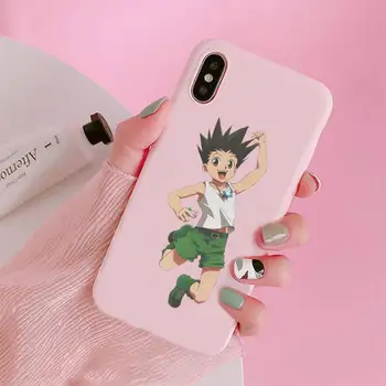 Anime Mednieks Mednieki Telefonu Gadījumā Konfektes Krāsa Rozā iPhone 11 pro XS MAX 8 7 6 6S Plus X 5S SE 2020. GADAM XR