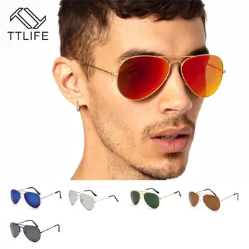 TTLIFE Saulesbrilles Vīriešiem Un Sievietēm, Krāsains UV400 Spogulis Vīriešu Saules Brilles Sievietēm, Vīriešiem Oculos de sol Eyeware Lunettes De Soleil