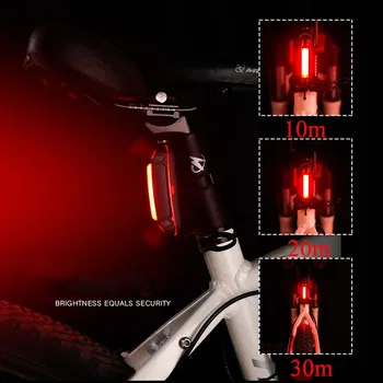 STRAUJI Aizmugurējās Gaismas Bike Mount 500mAh Velosipēdu Signāls, Aizmugurējie Lukturi Divu krāsu Kalnu USB Uzlādes Drošības Brīdinājums Piederumi Meitene
