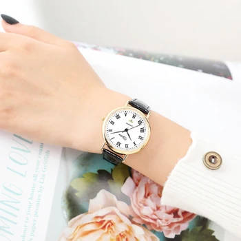 Modes Gadījuma Sieviešu Lundon Stilu, Kvarca rokas pulksteņi Chronograph Ādas Biznesa Skatīties Dāma Relogios Feminiinos Pulkstenis 2020