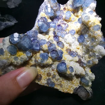 448gNatural kristāla, zils zaļš fluorite, kristāla, minerālu, kristālu paraugs