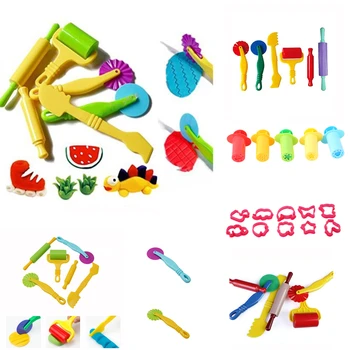 Krāsa Spēlēt Mīklas Modelis, Instruments, Rotaļlietas, Radošie 3D Plastilīna Instrumenti, Māla Veidnes Uzstādīt Daudz Stilu Apguve Izglītības Spēlēt mīklas Uzstādīt Rotaļlietas