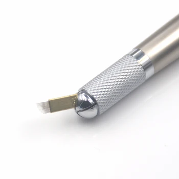 Jaunākās Rokasgrāmatas Pastāvīgais Uzacu Grims Pildspalvu Tetovējums Mašīna Microblading Munsu Tebori Pildspalva ar 4gab Microblading Tetovējums Adatas
