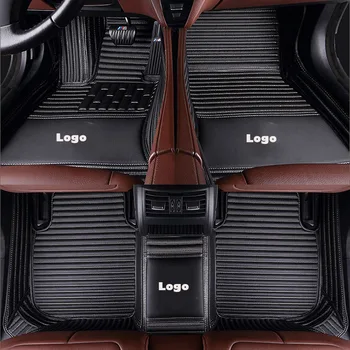 Pasūtījuma automašīnas grīdas paklājs 7 sēdvietas NISSAN Patrol X-TRAIL QUEST NV200 Mercedes Benz R klase GL vito viano auto piederumi stils