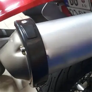 Universal Motor Motociklu Izplūdes Caurules Anti-kritums Gredzenu seguma Izplūdes Caurule 100-160MM Motociklu Aksesuāri
