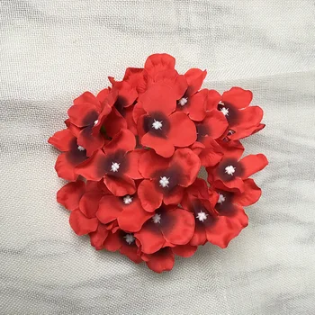 10pcs Zīda ziedu Kāzu Dekorēšana Mākslīgie ziedi Pavasarī spilgts Liels Hydrangea kāzu ziediem apdares 8 krāsas