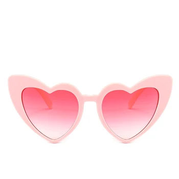 Sirds Saulesbrilles Sieviešu zīmola dizainere Kaķa Acs, Saules Brilles Retro Mīlestības Sirds Formas Brilles Dāmas Iepirkšanās Sunglass UV400