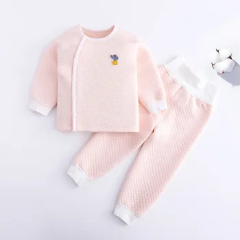 Toddler Bērniem, Baby Meiteņu Apģērbu Komplekti ar garām Piedurknēm Topi+Bikses Drēbes Tērpiem Meiteņu Apģērbu Komplekti, 0-2Y