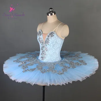 Deju Tutu Gaiši Zilā Balerīna Sniegumu Profesionālā Baleta Tutu Kostīmu Klasiskā baleta skatuves kostīmu Sievietēm