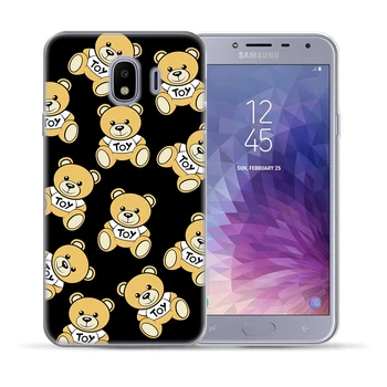 Karikatūra Cute Bear Mīksto TPU Case Cover For Samsung Galaxy J3 J7 J8 J6 J4 Plus 2018 J3 J5 J7 2016 2017 M10 M20 M30 J5 J2 Ministru Pro