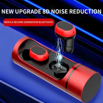KPHRTEK Jaunu K1C Darbības 5.0 bezvadu bina TWS Bluetooth austiņas Sporta mini auss trokšņa samazināšanas Austiņas