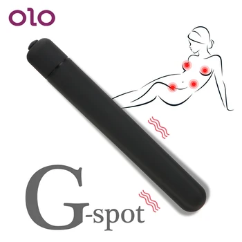 OLO Bullet Vibrators AV Stick Maksts Klitora Stimulators Dildo Vibrators G-spot Masāža Seksa Produkti Seksa Rotaļlietas Sievietēm