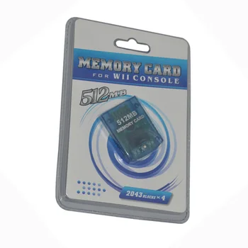 Top-pārdošanas Praktisko Spēle 512MB Atmiņas Karte Nintendo Wii, lai Gamecube GC Spēļu Sistēmas Konsole spēli 512M saglabāt