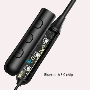 TWS Bezvadu Bluetooth 5.0 Austiņas Magnētisko Sporta Darbojas Austiņas IPX5 Ūdensizturīgs Sporta earbuds Trokšņa samazināšanas Austiņas