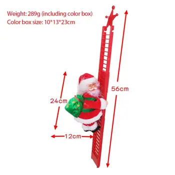 Jaunais Gads Elektriskā Kāpnes, Santa Klauss, Ziemassvētku Lelle Kulons Dekorēšana Ziemassvētku Brīvdienu Puse Piegādēm Apdare 2020
