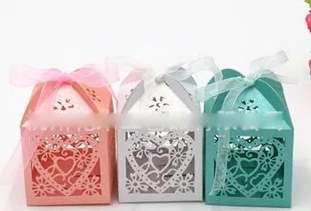 Eiropas lāzera dobi konfekšu kastes radošas kāzu konfekšu kaste dobi mīlestība konfekšu kastes, dāvanu kastē