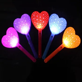 Mīlestība Sirdī, LED, kas Mirgo Nūjas Kvēlojošs Nūjas Bērniem Gaismas-Up Rotaļlietas Halloween Mirdzumu Grupa Krājumi