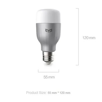 Xiaomi Smart Home Automation Mijia Yeelight Viedo LED Spuldzes WIFI Gaismas 8W Balts / Krāsains Lampas domotica domotique