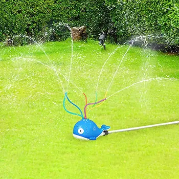Bērniem vannas rotaļlietas, Ūdens aerosols vaļu Sprinkleru Rotaļlieta ar Valstīties Lampas Āra Spēlēt Piemājas Zāliena maziem bērniem Zēni Meitenes Mājdzīvnieki