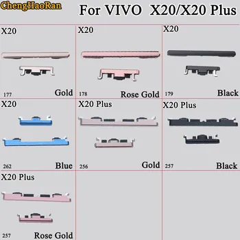 ChengHaoRan 1Set, Lai VIVO X20 X20 Plus Enerģijas apjoms, skaņas izslēgšanas pogas, sānu pogu, remonts, rezerves daļas