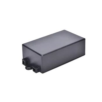 1GB 65*38*22mm Black Ūdensnecaurlaidīga Plastmasas Vāciņu Projekta Elektronisko Instrumentu Gadījumā Būra Kaste