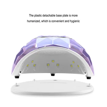 LED Nagu Lampu Manikīram, 110W Nagu Žāvētājs Mašīna UV Konservēšanas Lampas UV Gela Nagu laka Ar Kustības sensoru LCD Displejs MUMS plug