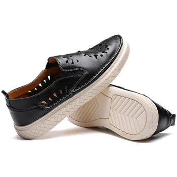 Sapatos cuero darbojas mens sneaker Kurpes sapato Sneaker Gadījuma hombre Mens masculino pavasara audekls dzīvoklis sandales veidā uz