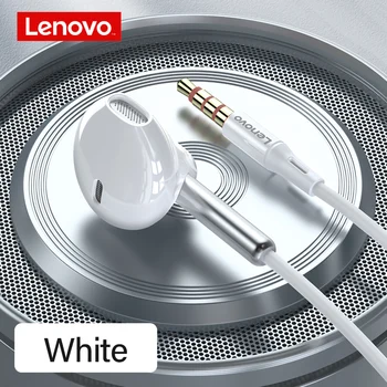 Lenovo XF06 3,5 mm Austiņu Vadu Daļēji-in-auss Trokšņa Samazināšanas Austiņas ar Grafēna Diafragmas HD Mikrofona Vadu Kontroles