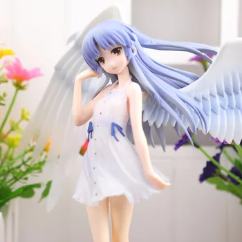 Spēle Jauki Anime Tachibana Kanade PVC Rīcības Attēls Modelis Interjera priekšmeti Angel Beats 22 CM rotaļlietas lelle bērnu dāvanu kolekcija