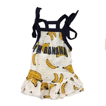 Teddy Suņu Apģērbu Pavasarī un Rudenī Pet Suns, Apģērbs Vasaras Apģērbs Mazajiem Kucēniem Zeķturi Banānu Suņu Apģērbi