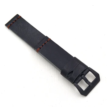 Retro 20 22 24 mm New design black Augstas kvalitātes personalizēt siksnas vintage ādas vispārējo watchbands piederumu rokas PAM