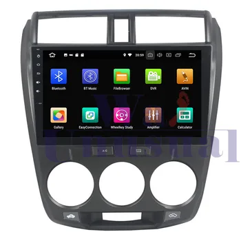 WANUSUAL Android 9.0 Auto GPS Navigācija Priekš Honda CITY 2006 2007 2008 2009 2010 2011 2012 2013 Spēlētājs Autoradio 2 Din NE DVD MP4