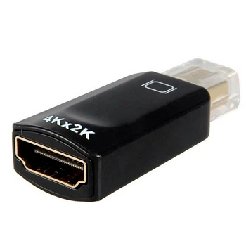 4Kx2K Mini DP DisplayPort uz HDMI Adapteri Sieviešu un Vīriešu HD 1080P HDMI Pārveidotājs Gaisa Pro