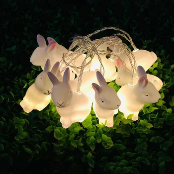 Lieldienu Trušu LED String Light USB Radošo Pagalma Lampas Karikatūra Dekoratīvās Gaismas, Bārs, Mājas Pagalmā Dekori (1.5 M)