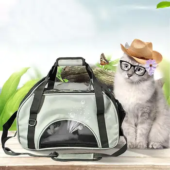 Pet pleca soma, āra ceļojumu soma, augstākās kvalitātes elpojošs kaķis somā
