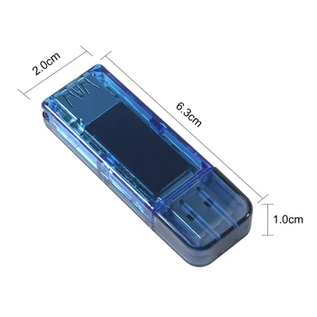 Aokin USB 3.0 Krāsu LCD Voltmetrs Ammeter spriegums strāvas mērītāja multimetrs akumulatora uzlādes strāvas banka USB Testeris
