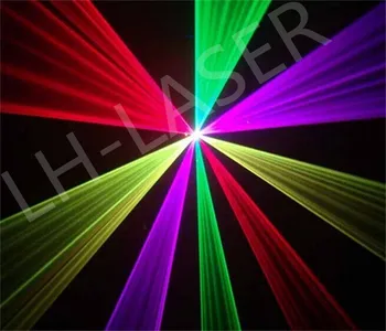 Profesionālās Skatuves mini 3500mW RGB krāsās, Vairāku Animācijas ILDA Disco Lāzera Gaismas