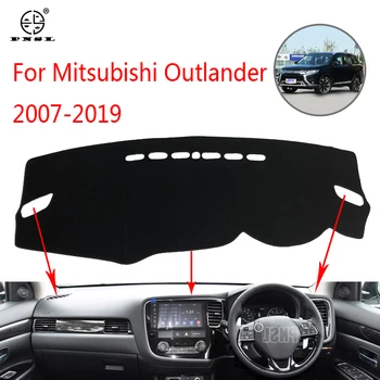 PNSL Auto Paneļa Vāciņu Dash Mat Dash Pad Paklājs Mitsubishi Outlander 2007-2019 Saules aizsardzības anti - slip anti - uv