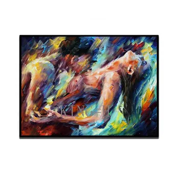 Mīļotājiem pliks eļļas glezna Sexy siena mākslas eļļas glezna Pliks sieviešu Eļļas glezna uz audekla mākslas augstums Kvalitātes Roku apgleznoti Krāsošana