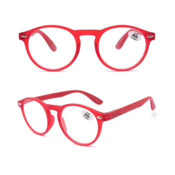 Kaibote E165064 Modes Vīrieši Sievietes Lasīšanas Brilles Apaļā Rāmja Augstas Kvalitātes Lasītājs Briļļu Presbyopic Brilles, lai Vīrietis Sieviete