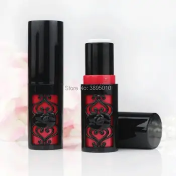 Melns Vintage Stila Augstas kvalitātes Lūpu krāsa Caurule Ar Ķīniešu stilā, Tukšas Lūpu Balzams, Konteineru F764
