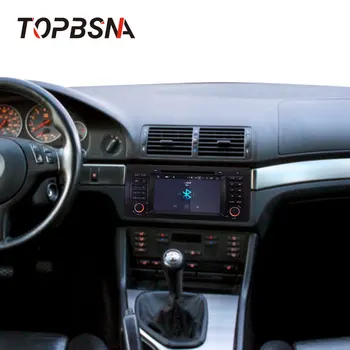 TOPBSNA Android 10 Automašīnas Radio Atskaņotājs BMW X5 E53 M5 5 Sesies E39 GPS Navigācijas Multimediju 1 Din Auto Radio Stereo Automobiļu